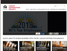 Tablet Screenshot of bcldb.com